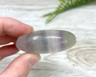 Fluorite Palm Stone #6