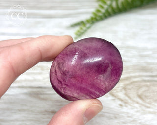 Fluorite Palm Stone #7