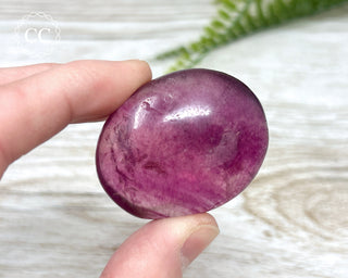 Fluorite Palm Stone #7