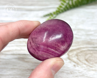 Fluorite Palm Stone #7