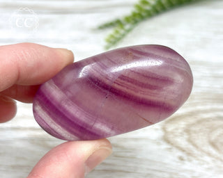 Fluorite Palm Stone #13