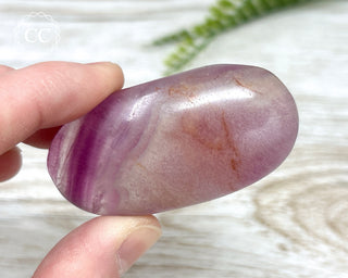 Fluorite Palm Stone #13