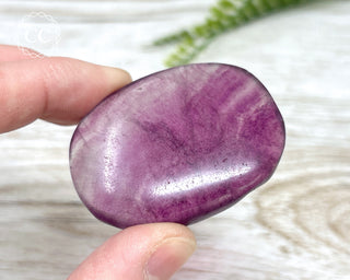 Fluorite Palm Stone #10