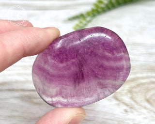 Fluorite Palm Stone #10