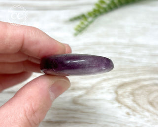 Fluorite Palm Stone #10