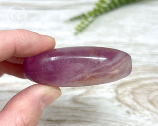 Fluorite Palm Stone #13