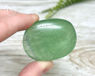 Fluorite Palm Stone #12