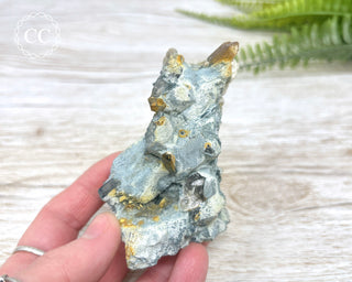 Foitite Tourmaline on Feldspar with Hyalite Opal #3