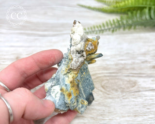 Foitite Tourmaline on Feldspar with Hyalite Opal #3