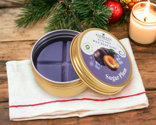 Frosted Sugarplum Soy Wax Melt Tin