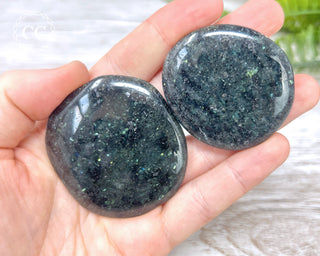 Galaxyite Palm Stone