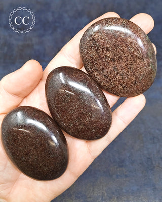 Garnet Chunky Palm Stone