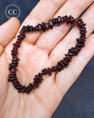 Garnet Gemchip Bracelet