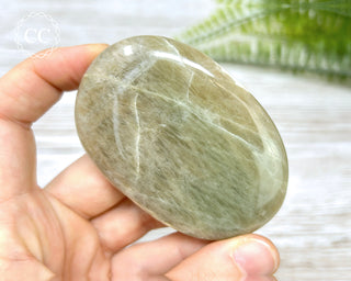 Garnierite | Green Moonstone Chunky Palm Stone #6