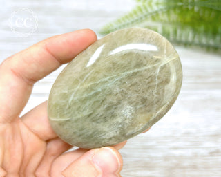 Garnierite | Green Moonstone Chunky Palm Stone #6