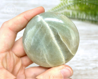 Garnierite | Green Moonstone Chunky Palm Stone #8