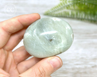 Garnierite | Green Moonstone Chunky Palm Stone #4