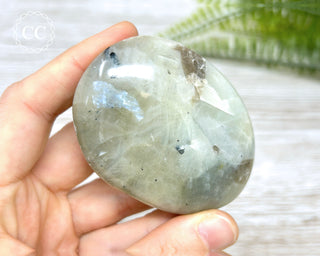 Garnierite | Green Moonstone Chunky Palm Stone #9