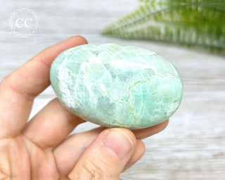 Garnierite | Green Moonstone Chunky Palm Stone #11