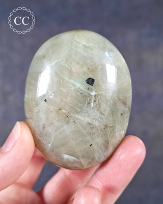 Garnierite | Green Moonstone Chunky Palm Stone #4