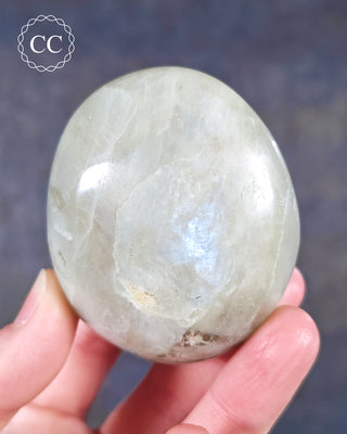 Garnierite | Green Moonstone Chunky Palm Stone #1