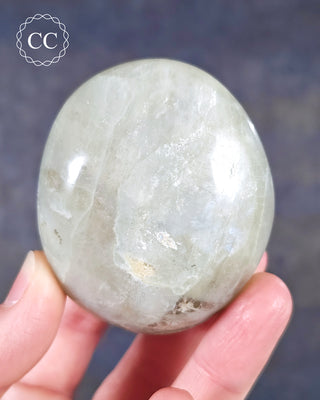 Garnierite | Green Moonstone Chunky Palm Stone #1