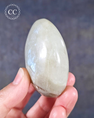 Garnierite | Green Moonstone Chunky Palm Stone #1