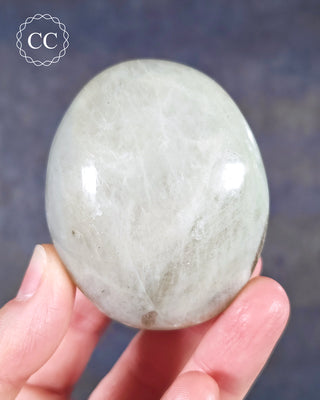 Garnierite | Green Moonstone Chunky Palm Stone #1