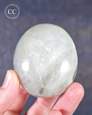 Garnierite | Green Moonstone Chunky Palm Stone #1