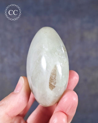 Garnierite | Green Moonstone Chunky Palm Stone #1