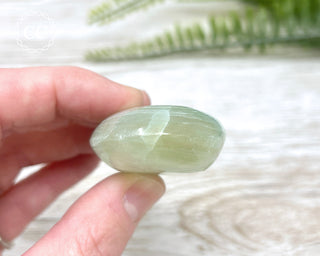 Garnierite | Green Moonstone Chunky Palm Stone #1