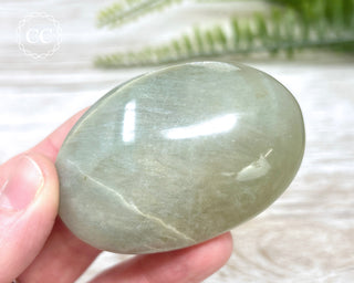 Garnierite | Green Moonstone Chunky Palm Stone #2