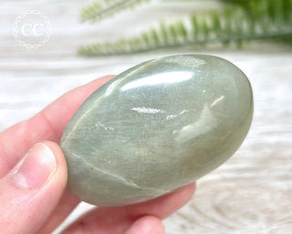 Garnierite | Green Moonstone Chunky Palm Stone #2