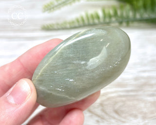 Garnierite | Green Moonstone Chunky Palm Stone #2