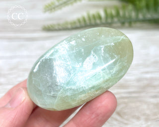 Garnierite | Green Moonstone Chunky Palm Stone #1