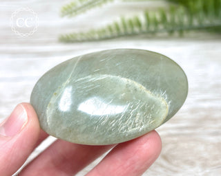 Garnierite | Green Moonstone Chunky Palm Stone #2