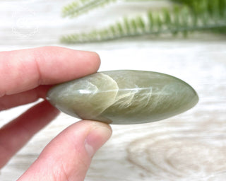 Garnierite | Green Moonstone Chunky Palm Stone #2