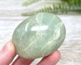 Garnierite | Green Moonstone Chunky Palm Stone #3