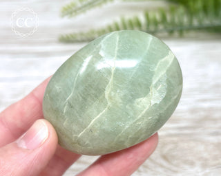 Garnierite | Green Moonstone Chunky Palm Stone #3