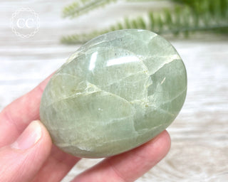 Garnierite | Green Moonstone Chunky Palm Stone #3