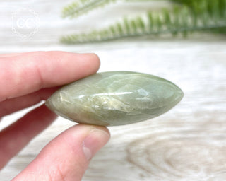 Garnierite | Green Moonstone Chunky Palm Stone #3