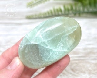 Garnierite | Green Moonstone Chunky Palm Stone #1