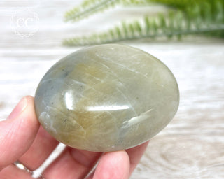 Garnierite | Green Moonstone Chunky Palm Stone #5