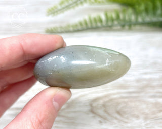 Garnierite | Green Moonstone Chunky Palm Stone #5