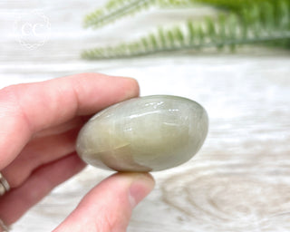 Garnierite | Green Moonstone Chunky Palm Stone #5