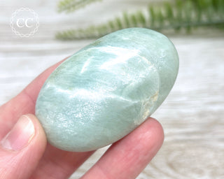 Garnierite | Green Moonstone Chunky Palm Stone #8