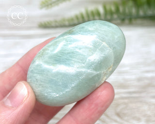 Garnierite | Green Moonstone Chunky Palm Stone #8