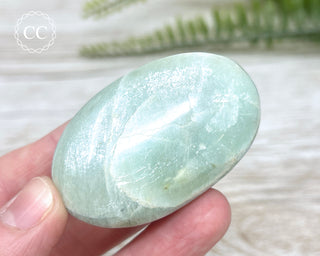 Garnierite | Green Moonstone Chunky Palm Stone #8