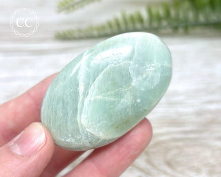 Garnierite | Green Moonstone Chunky Palm Stone #8