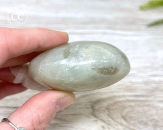 Garnierite | Green Moonstone Chunky Palm Stone #1